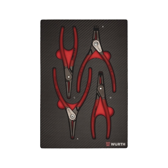 Mynd af Splitttangasett í skáp 4.4.1 19-60mm 4stk