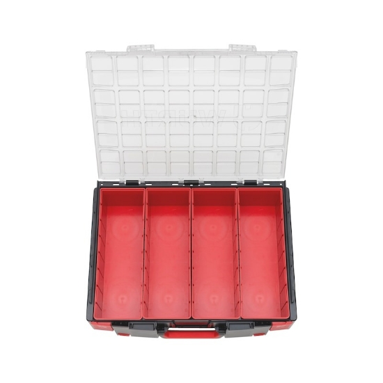 Mynd af Skipulagstaska 8.4.2  4 box/glært lok