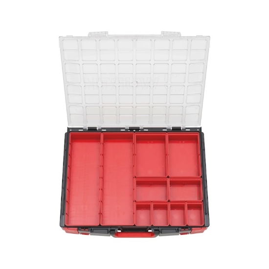 Mynd af Skipulagstaska 8.4.1. 10 box/glært lok