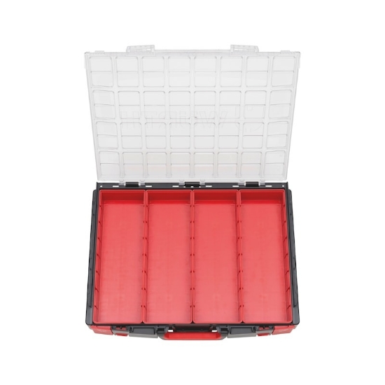 Mynd af Skipulagstaska 8.4.1  4 box/glært lok