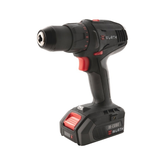 Mynd af M-CUBE® Rafhlöðu borvél ABS 18V BASIC 2x2Ah