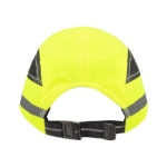 Mynd af Derhúfa með högghlíf-HI Vis gul- EN812-52-65cm
