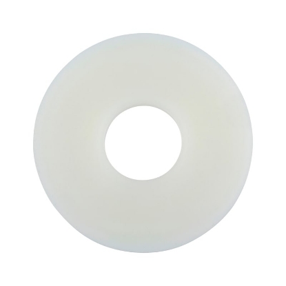 Mynd af Plastskinna hvít 6,4mm Din9021