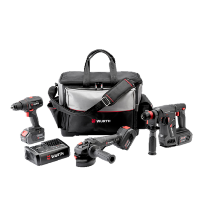 Mynd af M-CUBE® Rafhl.verkfærasett ABS/AWS/ABH 18V 3x4Ah