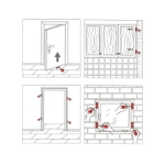 Mynd af Loftpúði - AMOBAG 3-50mm - 4 stk saman