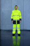 Mynd af Nordic hálfsíður sýnileikaregnjakki