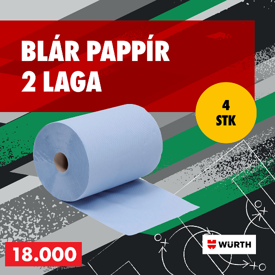 Mynd af Blár pappír 2ja laga