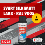 Mynd af Svart silkimatt lakk