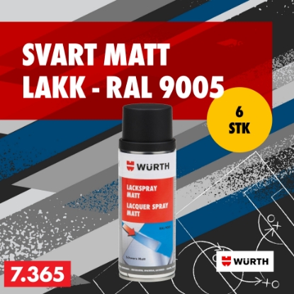 Mynd af Svart matt lakk