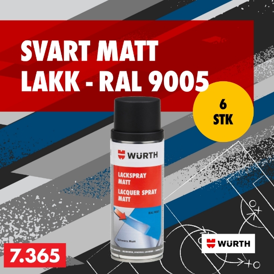 Mynd af Svart matt lakk