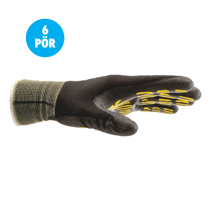 Mynd af TIGERFLEX® Soft hanski - 6 pör saman - Stærð 10